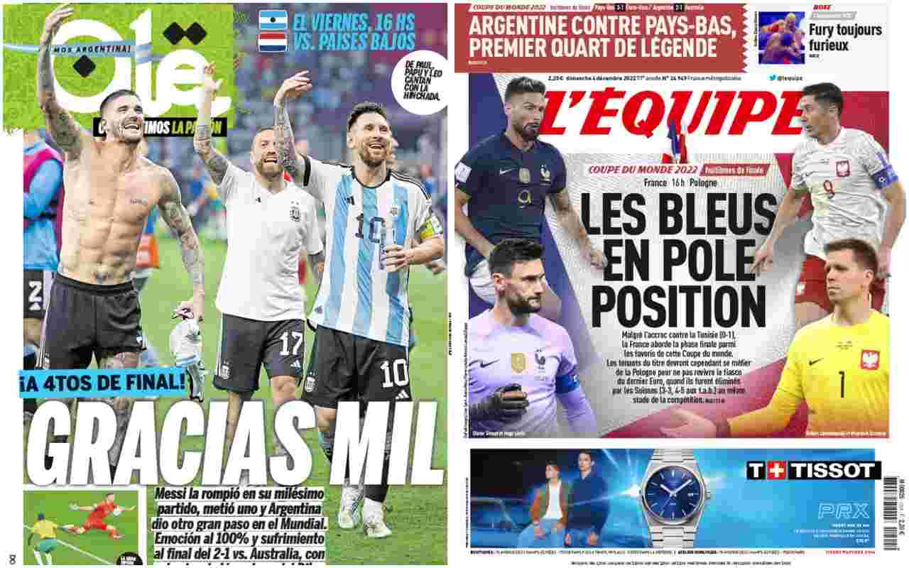 Rassegna stampa, le prime pagine dei quotidiani sportivi esteri di domenica 4 dicembre