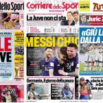 Rassegna Stampa, le prime pagine dei quotidiani sportivi del 1 dicembre