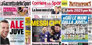 Rassegna Stampa, le prime pagine dei quotidiani sportivi del 1 dicembre