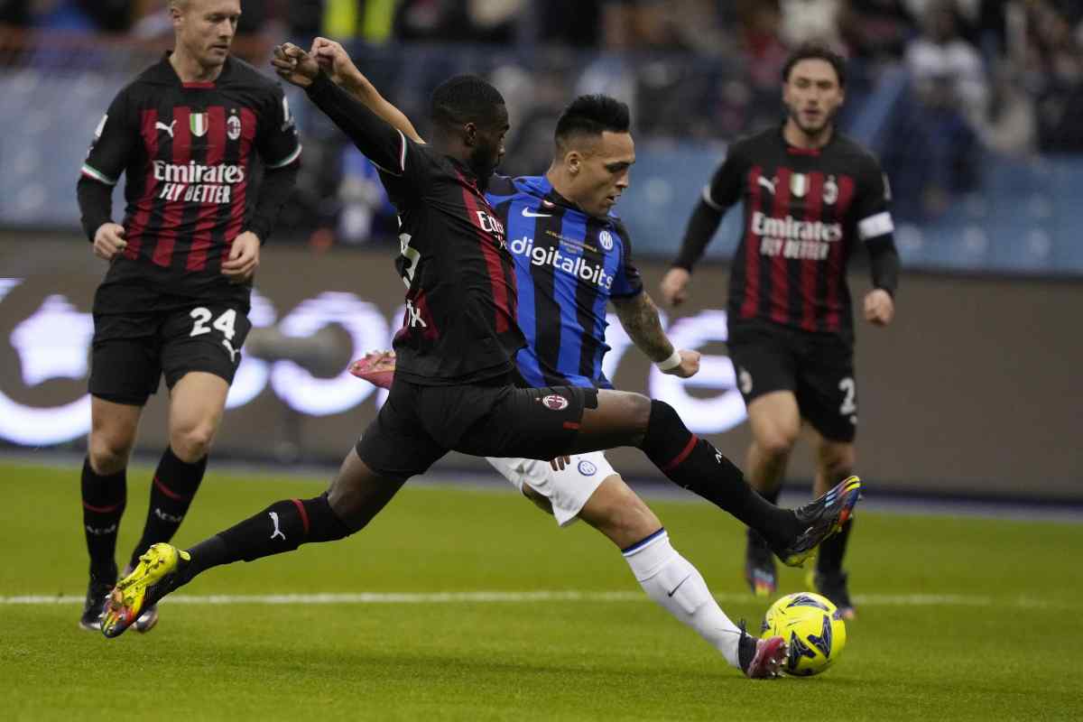 Milan-Inter, la diretta della Supercoppa italiana