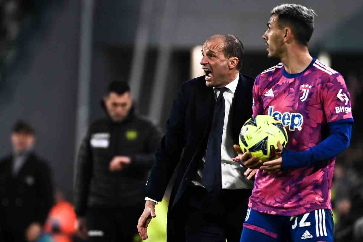 Juventus, furia Allegri