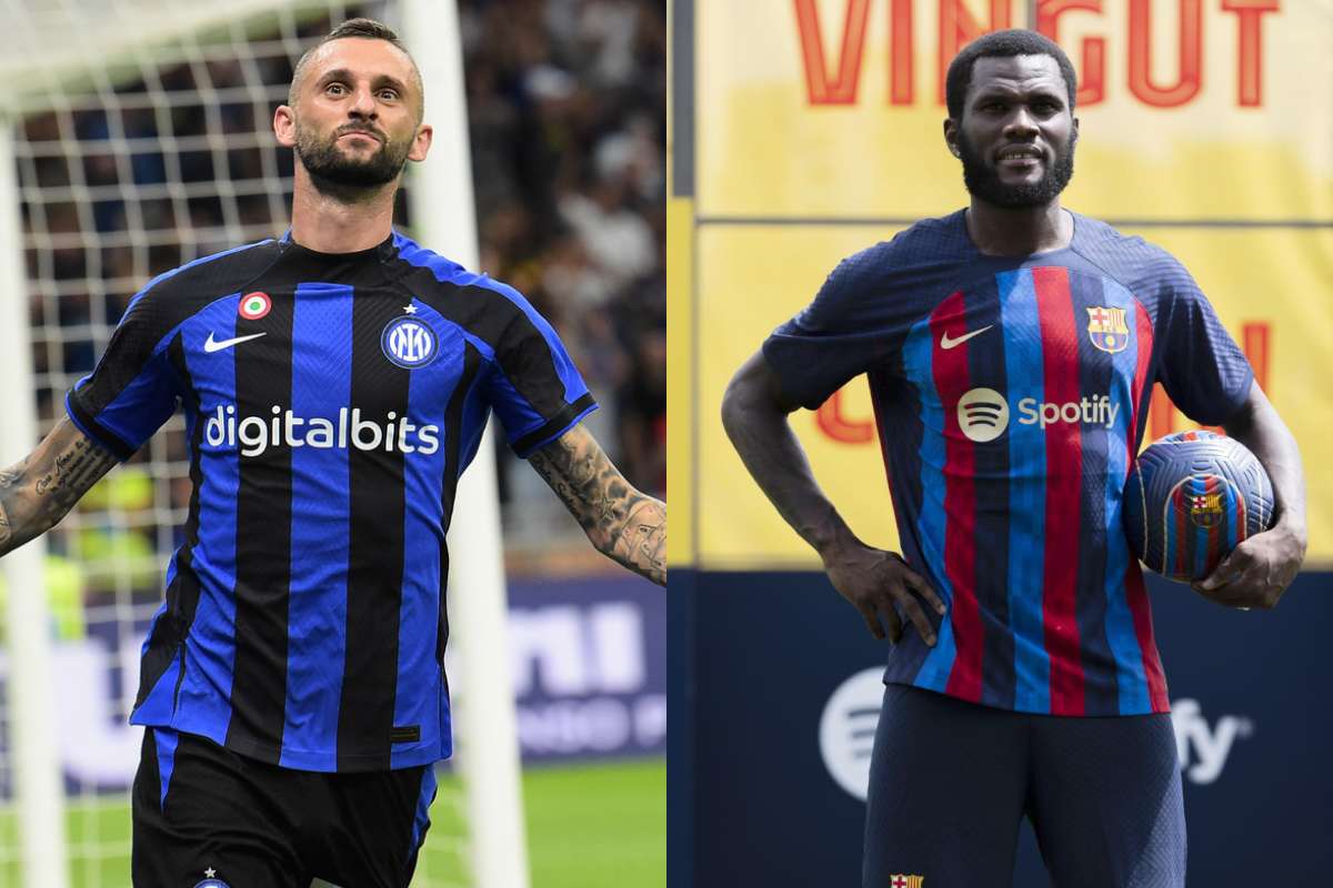 Scambio Kessie Brozovic tra Inter e Barcellona