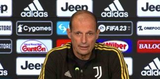 Juventus-Atalanta, la conferenza stampa di Allegri