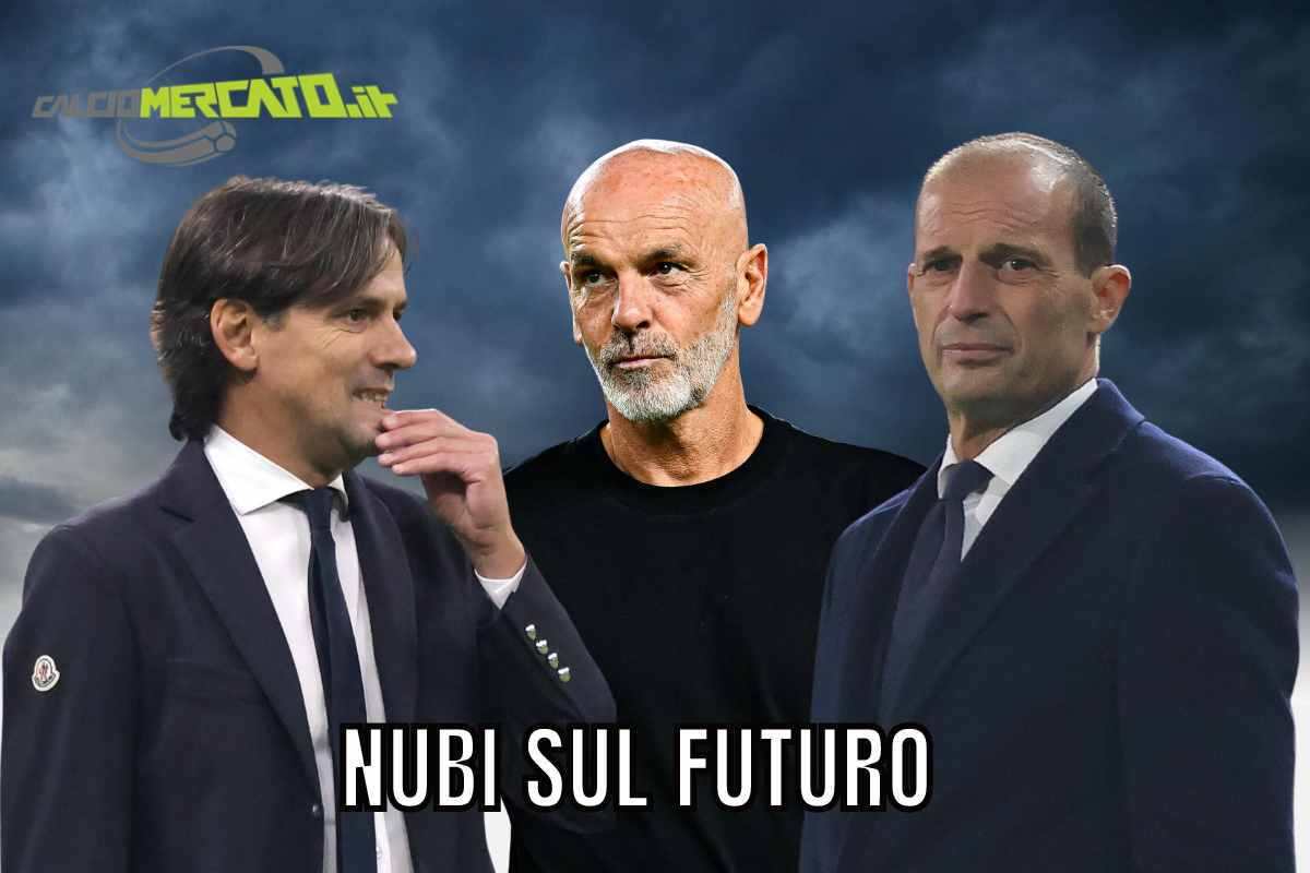 Allegri, Inzaghi e Pioli: futuro in bilico