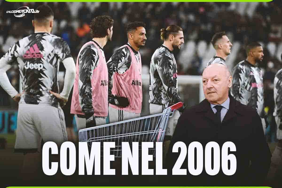 Juventus, rischio Serie B: l'Inter porta via quattro giocatori