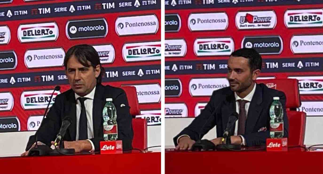 Monza-Inter, Inzaghi e Palladino in conferenza