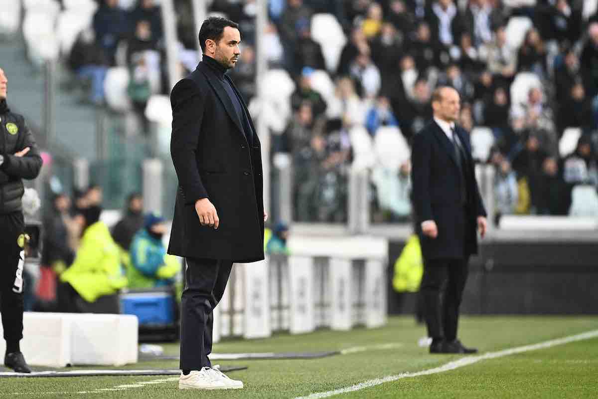 Juventus-Monza, la gioia di Palladino