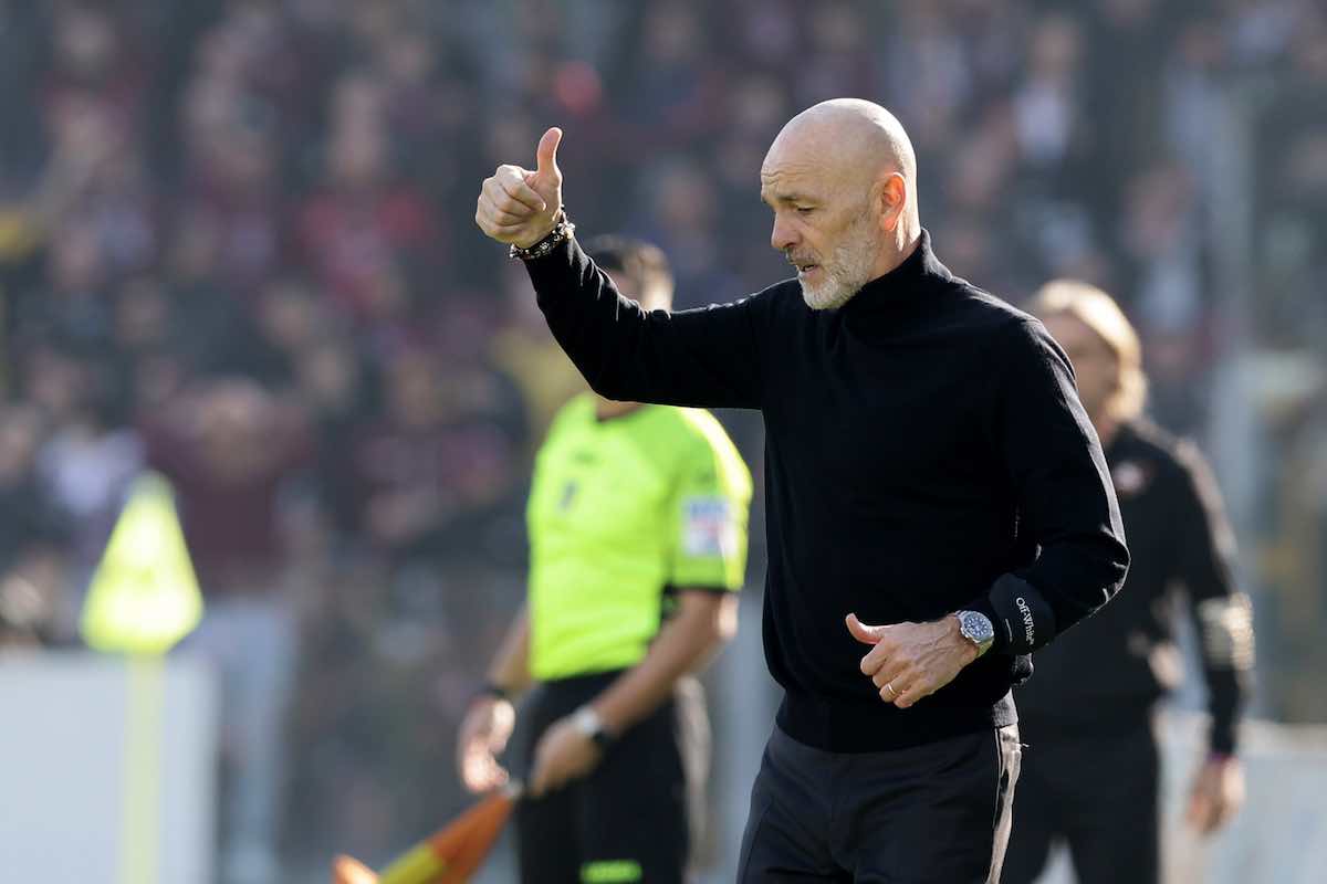 Lecce-Milan: la conferenza Pioli: tra mercato e infortuni