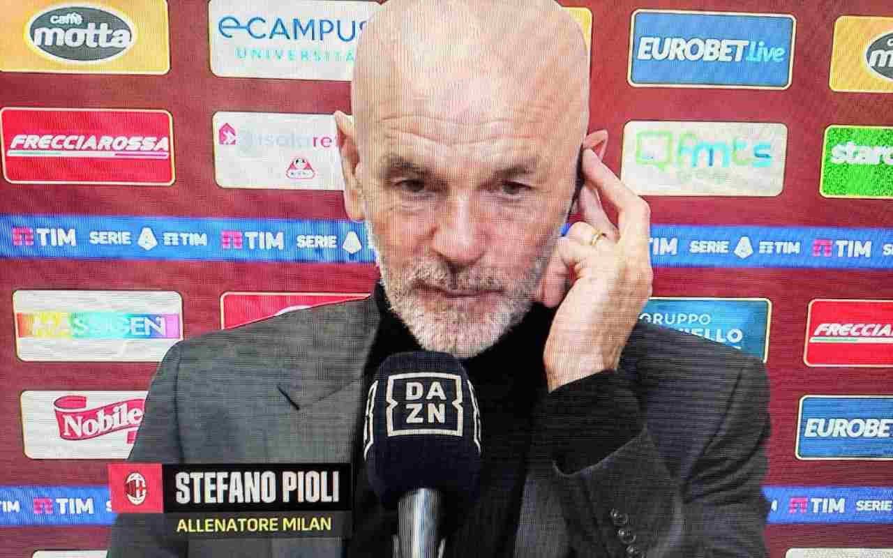 Salernitana-Milan 1-2, le parole di Pioli