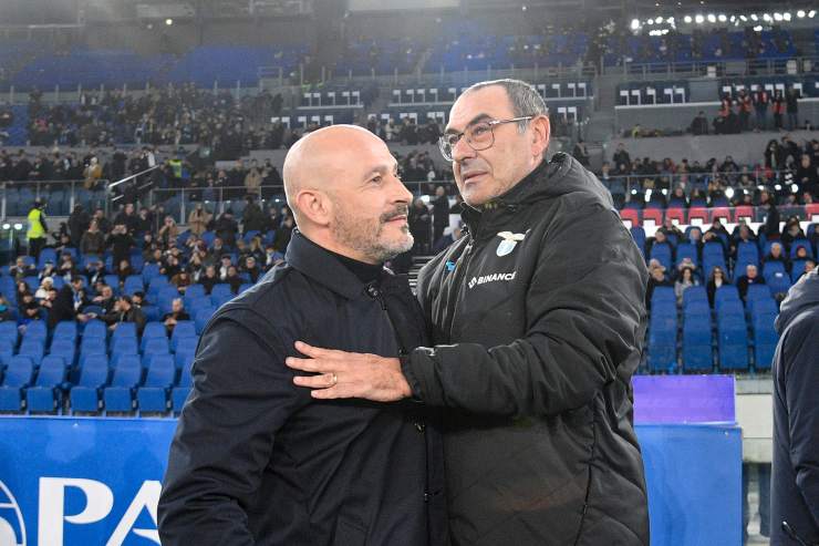Italiano e Sarri dopo Lazio-Fiorentina