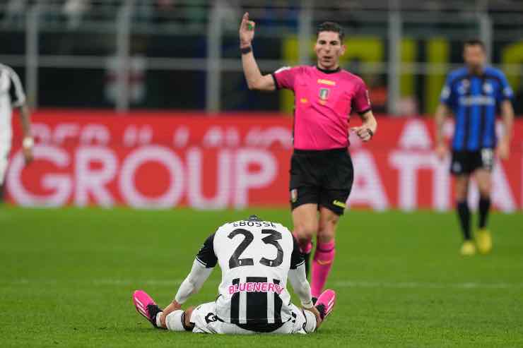 Inter-Udinese, infortunio di Ebosse