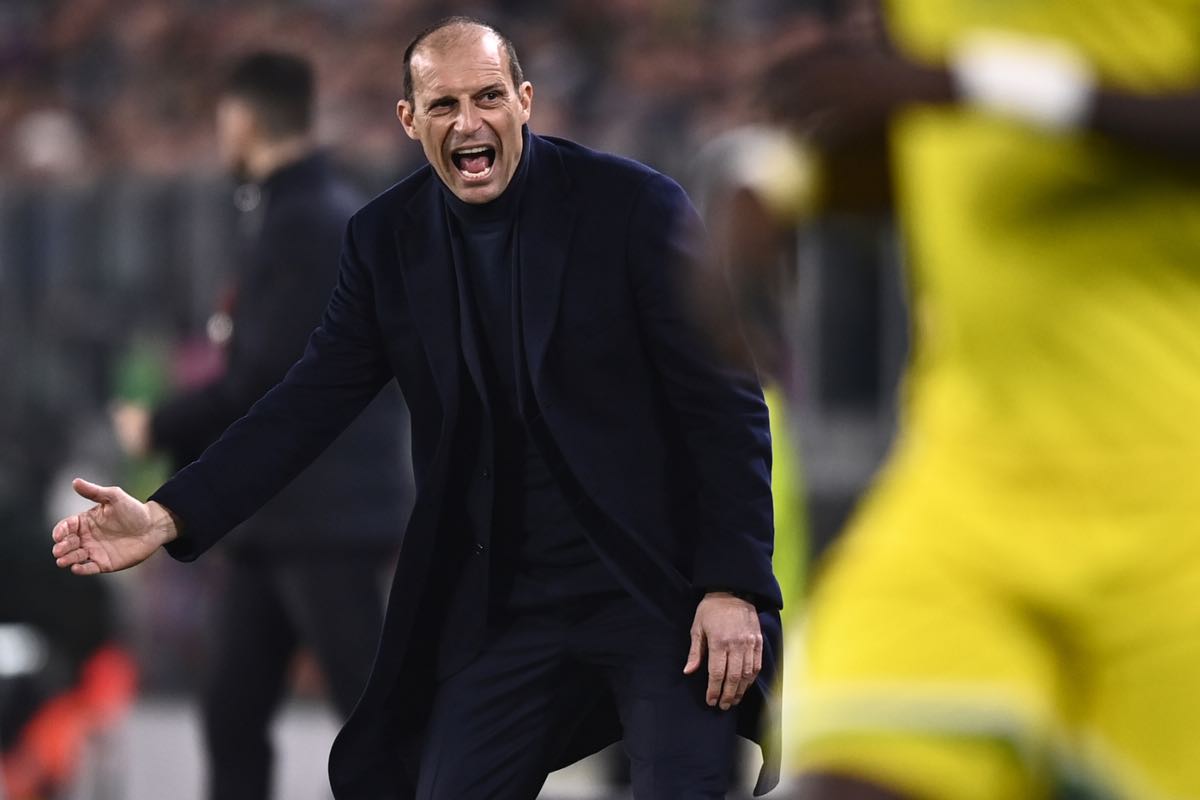 Allegri contro De Grandis dopo Juve-Nantes