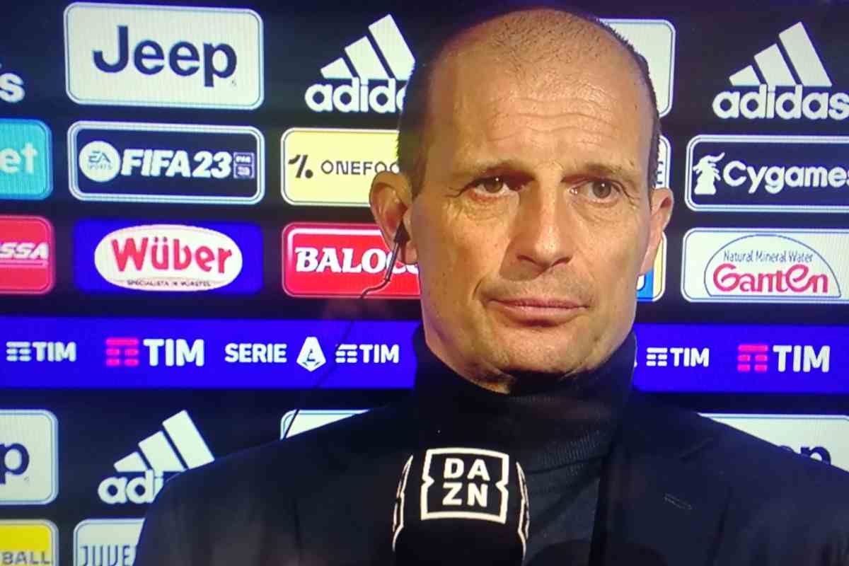 Allegri contro un tifoso della Juventus: ecco cosa gli ha detto