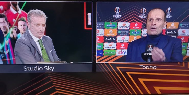 Allegri e De Grandis battibecco in tv