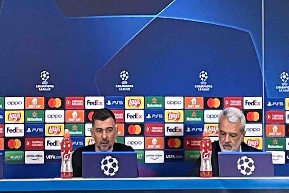 Inter-Porto, Conceicao in conferenza stampa