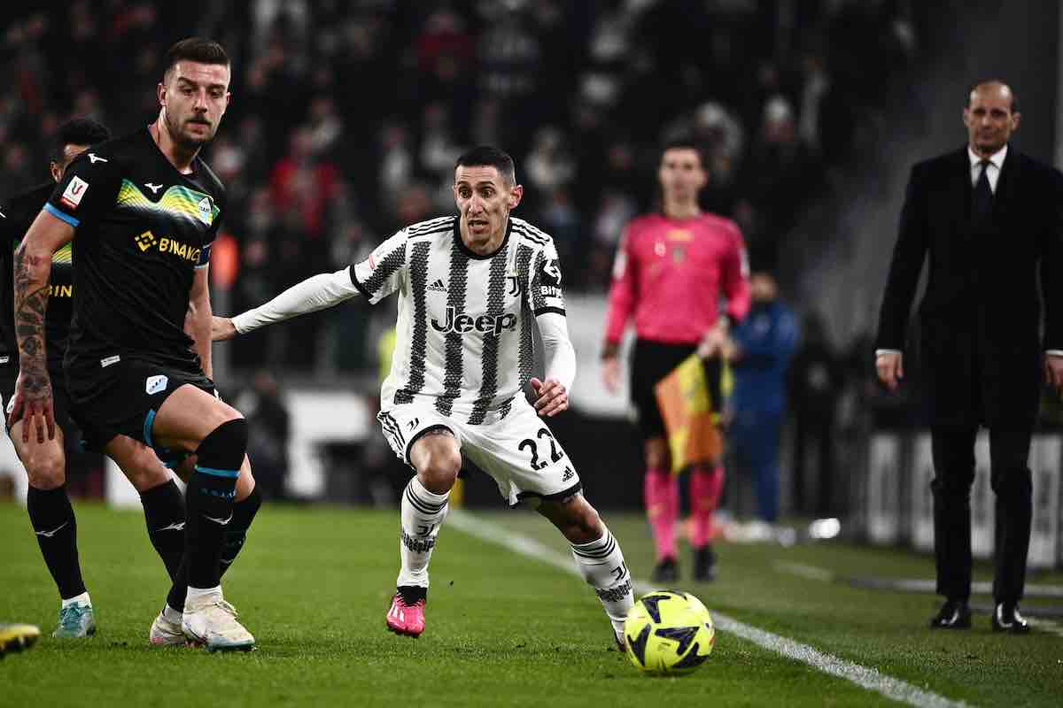 Juventus, la rabbia di Allegri contro Di Maria