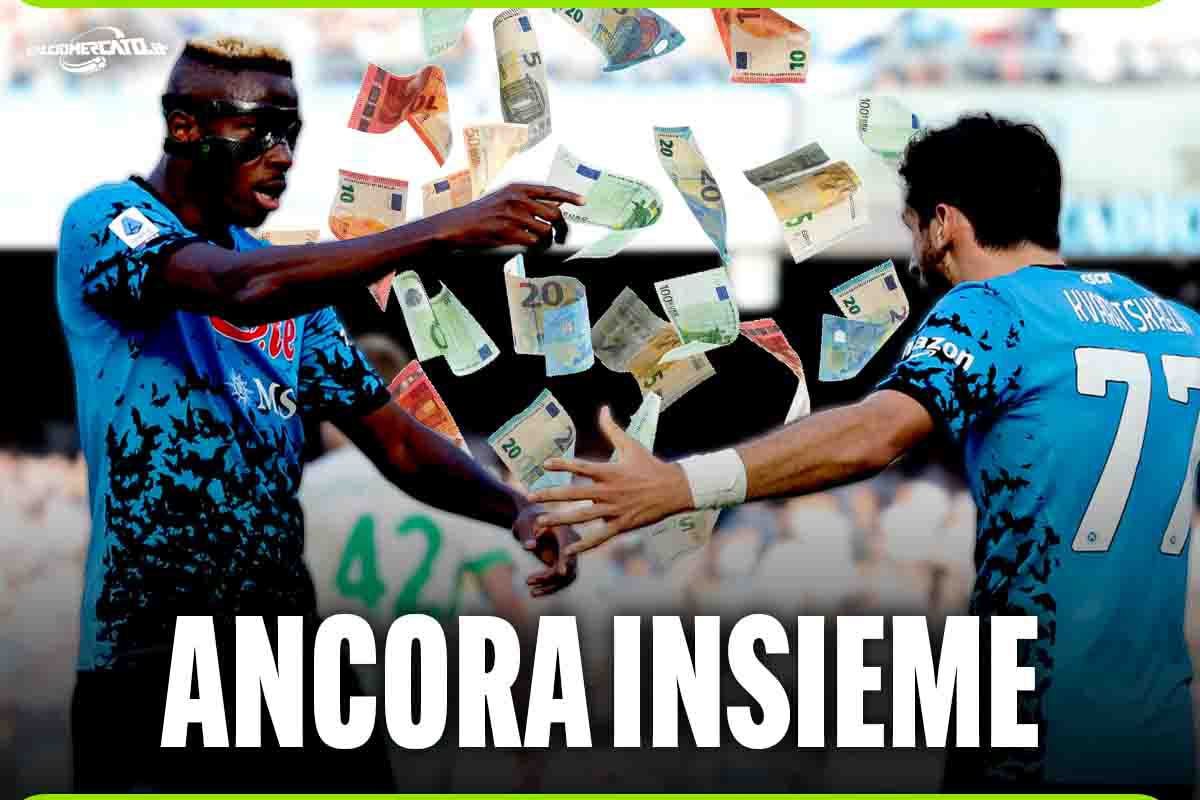 Osimhen e Kvaratskhelia, follia da 200 milioni dalla Premier