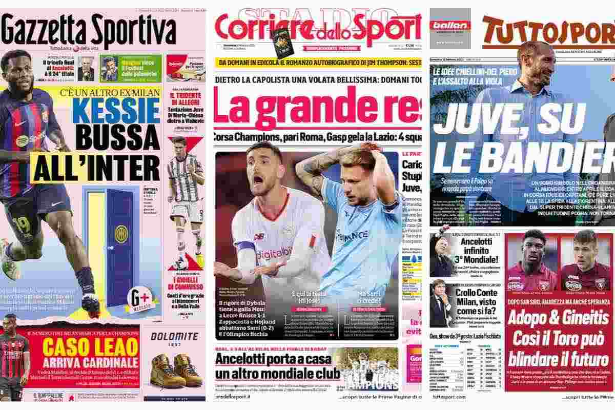 Rassegna stampa 12 febbraio