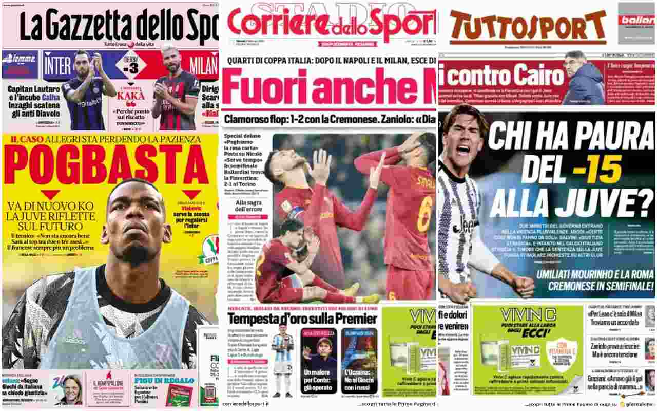 La rassegna stampa del 2 febbraio
