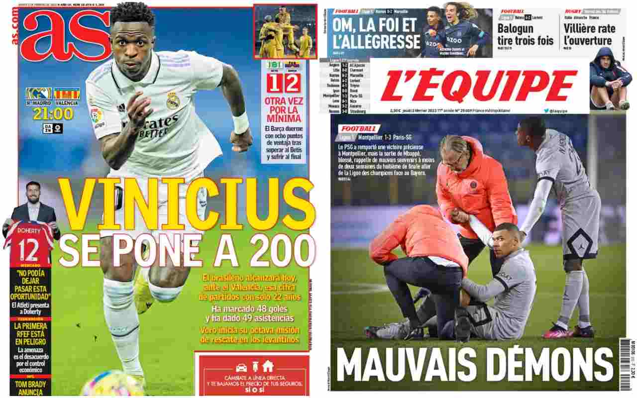 Le prime pagine straniere del 2 febbraio