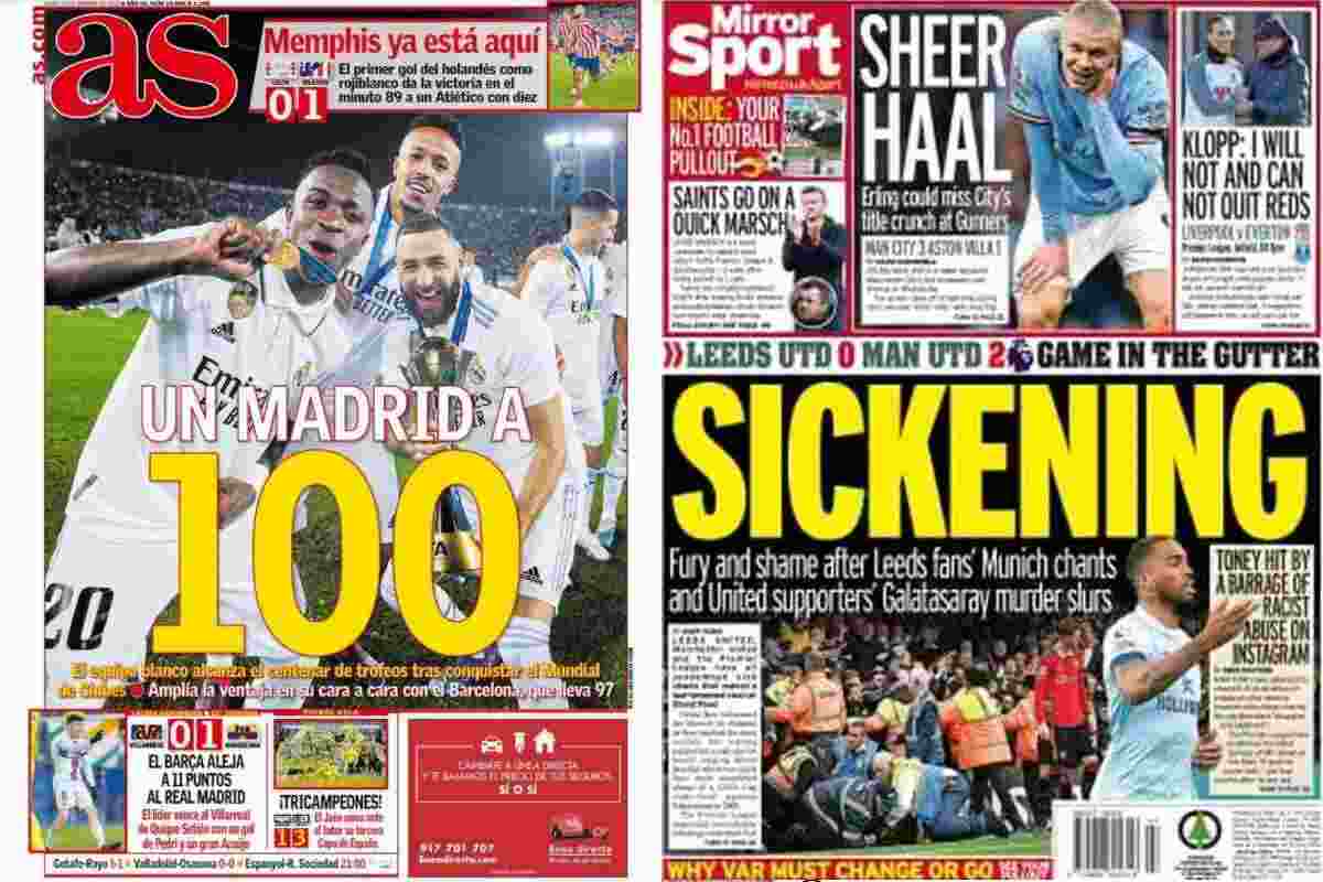 Rassegna stampa, le prime pagine dei quotidiani sportivi del 13 febbraio