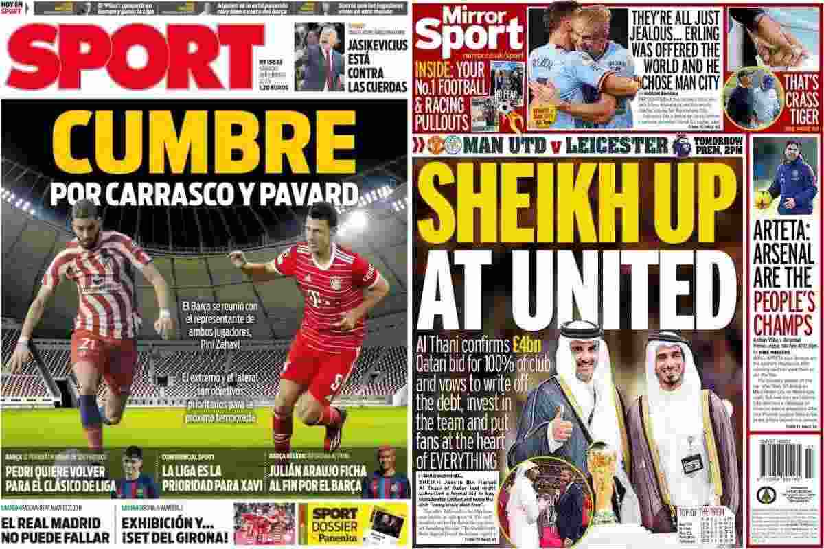 Rassegna stampa, le prime pagine dei quotidiani sportivi del 18 febbraio