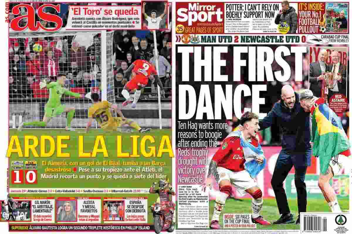 Rassegna stampa, le prime pagine dei quotidiani sportivi del 27 febbraio