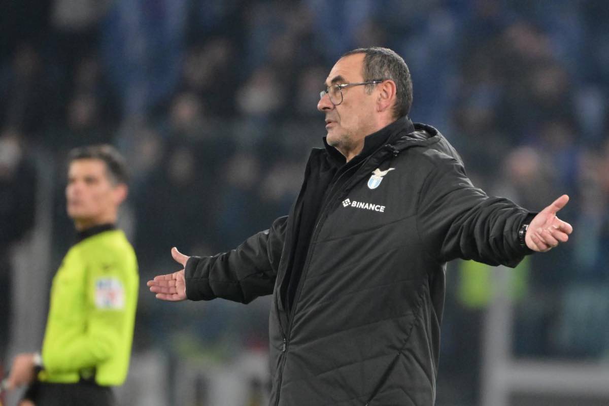 Sarri arrabbiato dopo Lazio-Atalanta