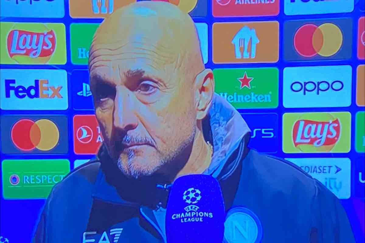 Eintracht-Napoli: Spalletti nel post gara