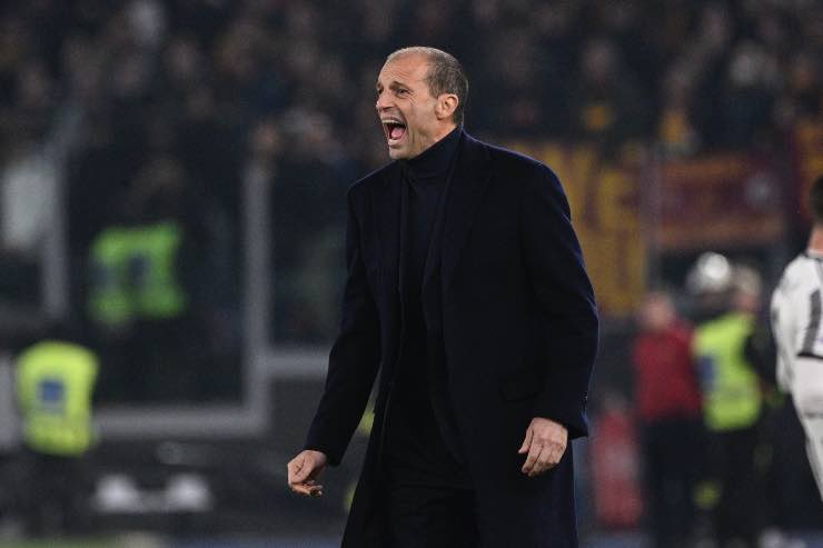 Roma-Juventus, social scatenati contro Allegri