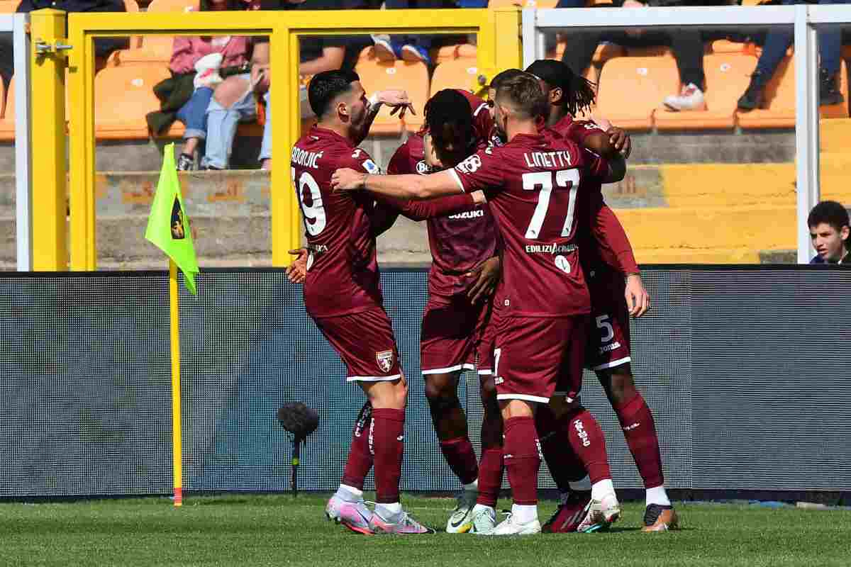 Lecce-Torino 0-2: decidono Singo e Senabria