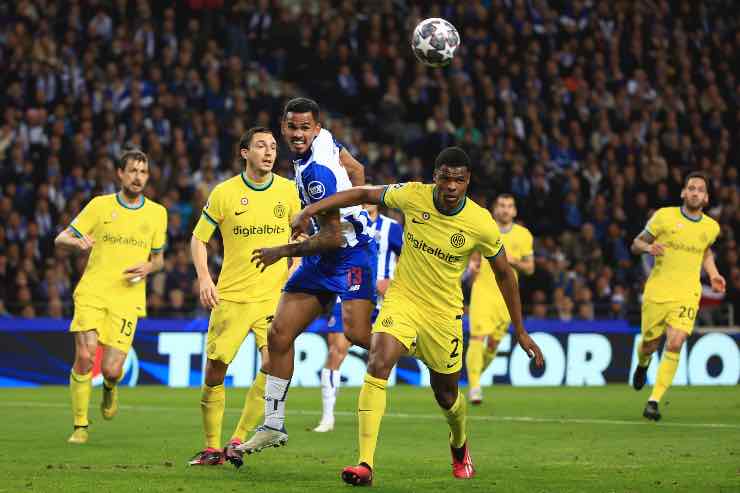 Porto-Inter, social contro Dumfries ed Inzaghi