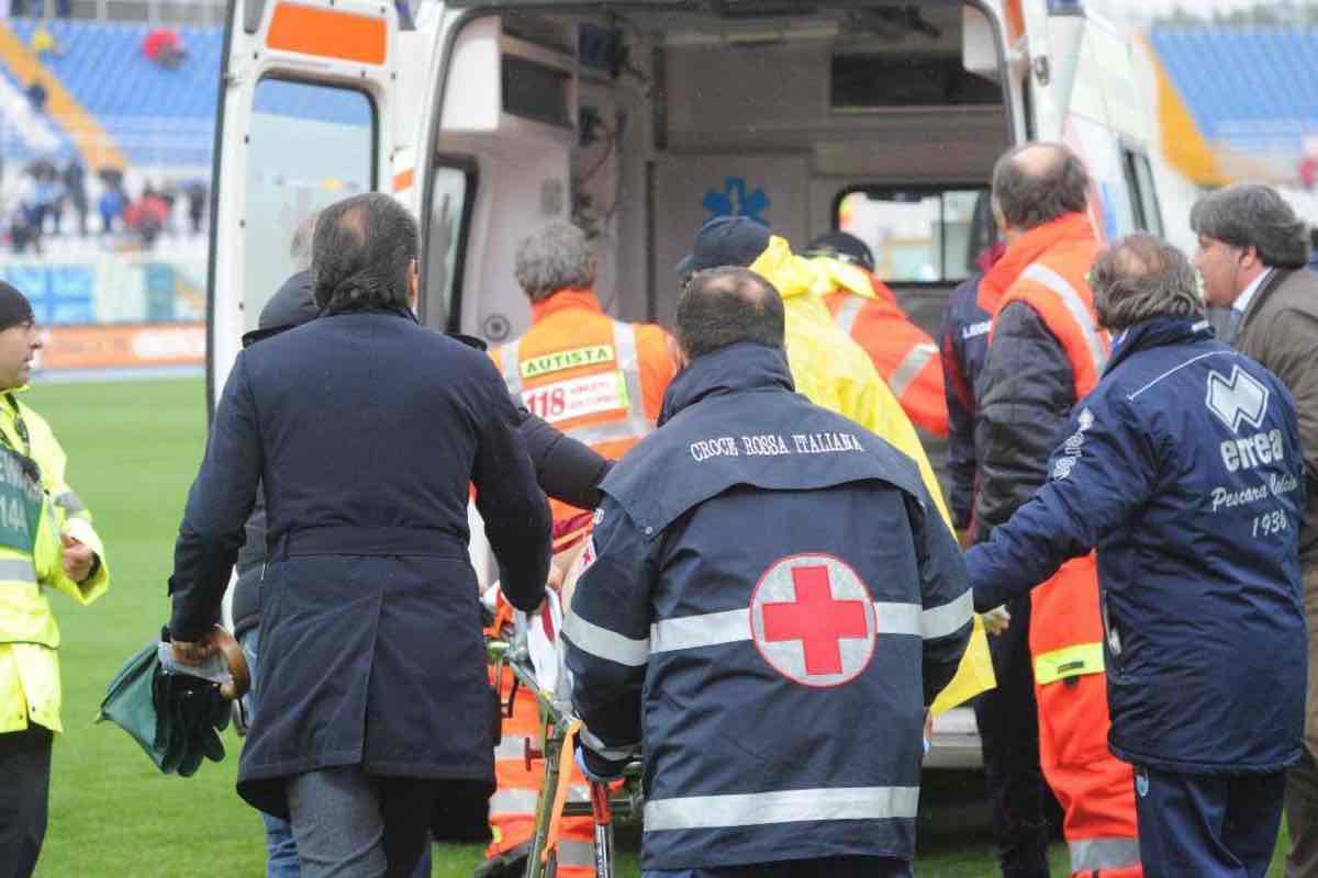 Infortunio choc: frattura del cranio e stagione finita