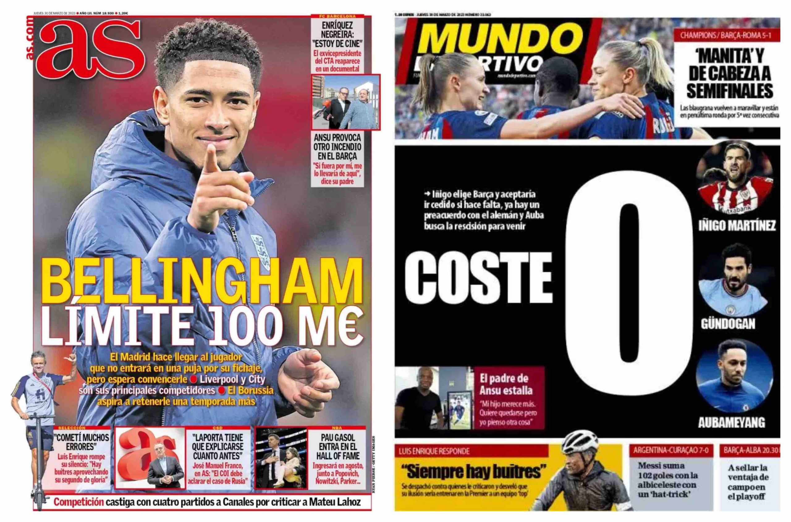 I quotidiani esteri del 30 marzo