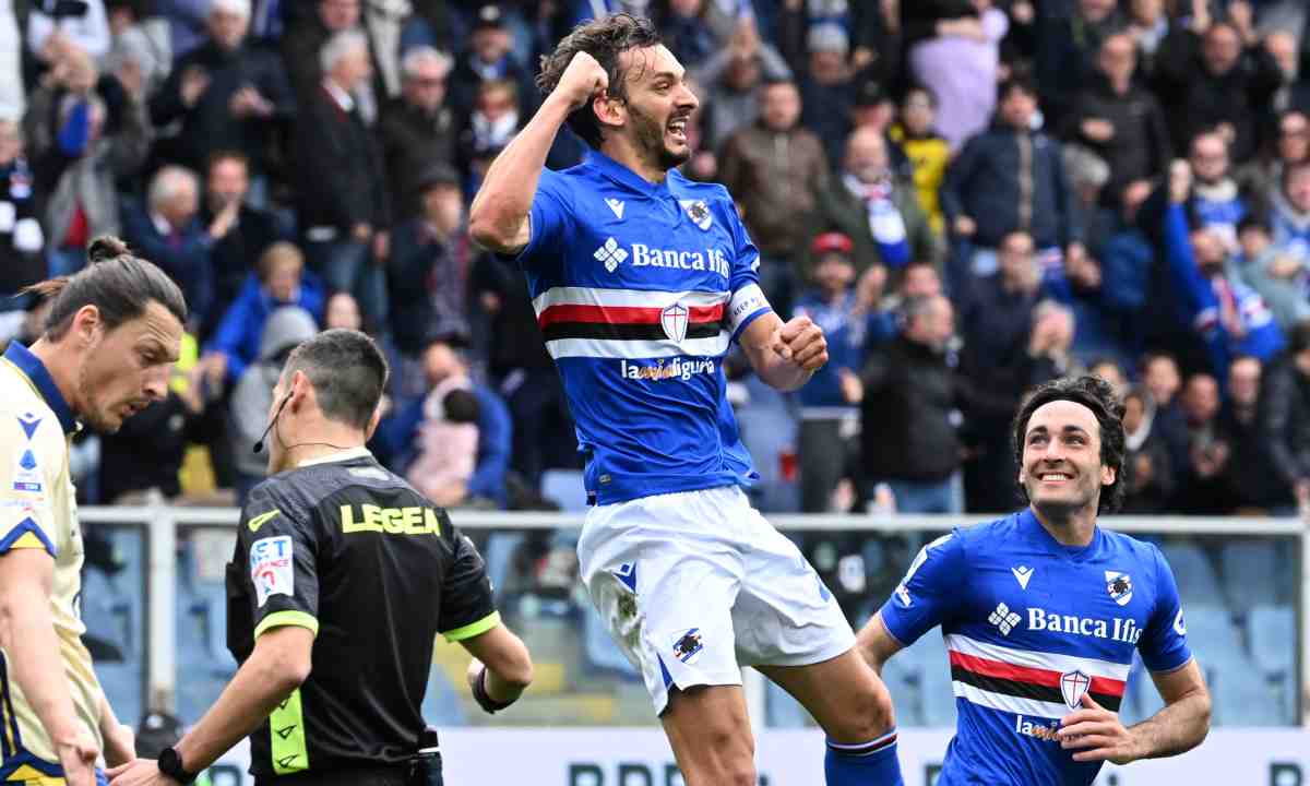 Doppietta di Gabbiadini: la Sampdoria batte il Verona