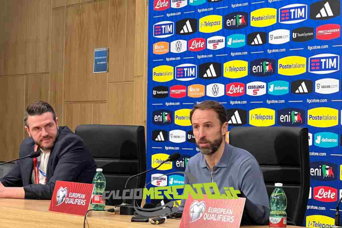Gary Southgate in conferenza stampa