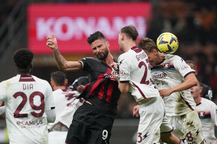 Giroud squalificato: niente Udinese-Milan