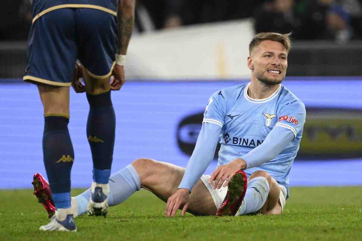 Lazio, pensiero al derby: il comunicato UFFICIALE sulle condizioni di Immobile