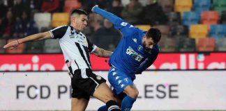Empoli-Udinese apre il sabato della ventiseiesima giornata del campionato di Serie A