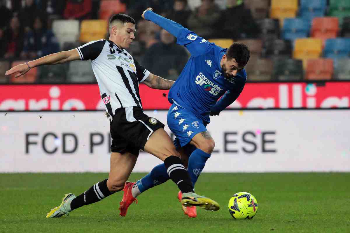 Empoli-Udinese apre il sabato della ventiseiesima giornata del campionato di Serie A