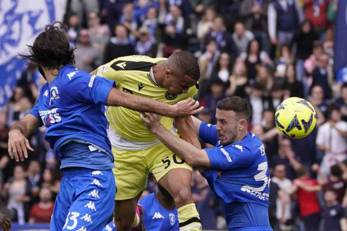 Serie A, gli highlights di Empoli-Udinese