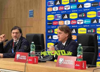 Roberto Mancini in conferenza stampa