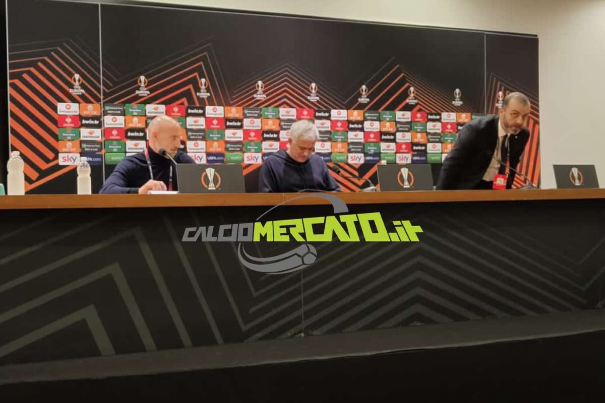 Roma-Real Sociedad, la conferenza stampa