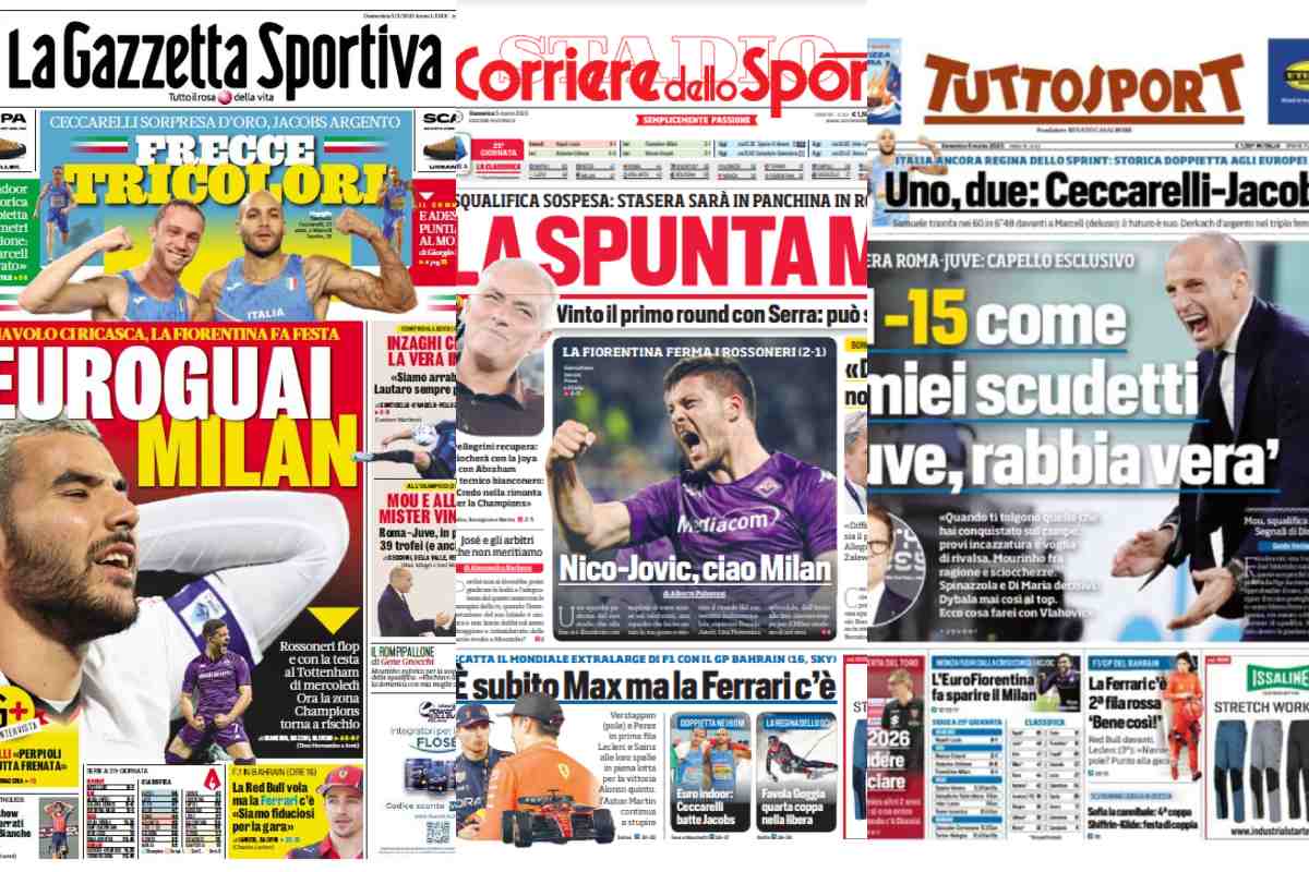 Rassegna stampa 5 marzo 2023