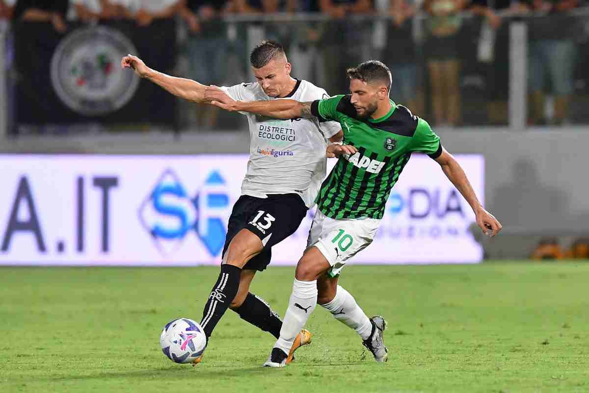 Sassuolo-Spezia apre la ventisettesima giornata del campionato di Serie A