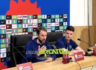 Southgate e Rice in conferenza stampa prima di Italia-Inghilterra