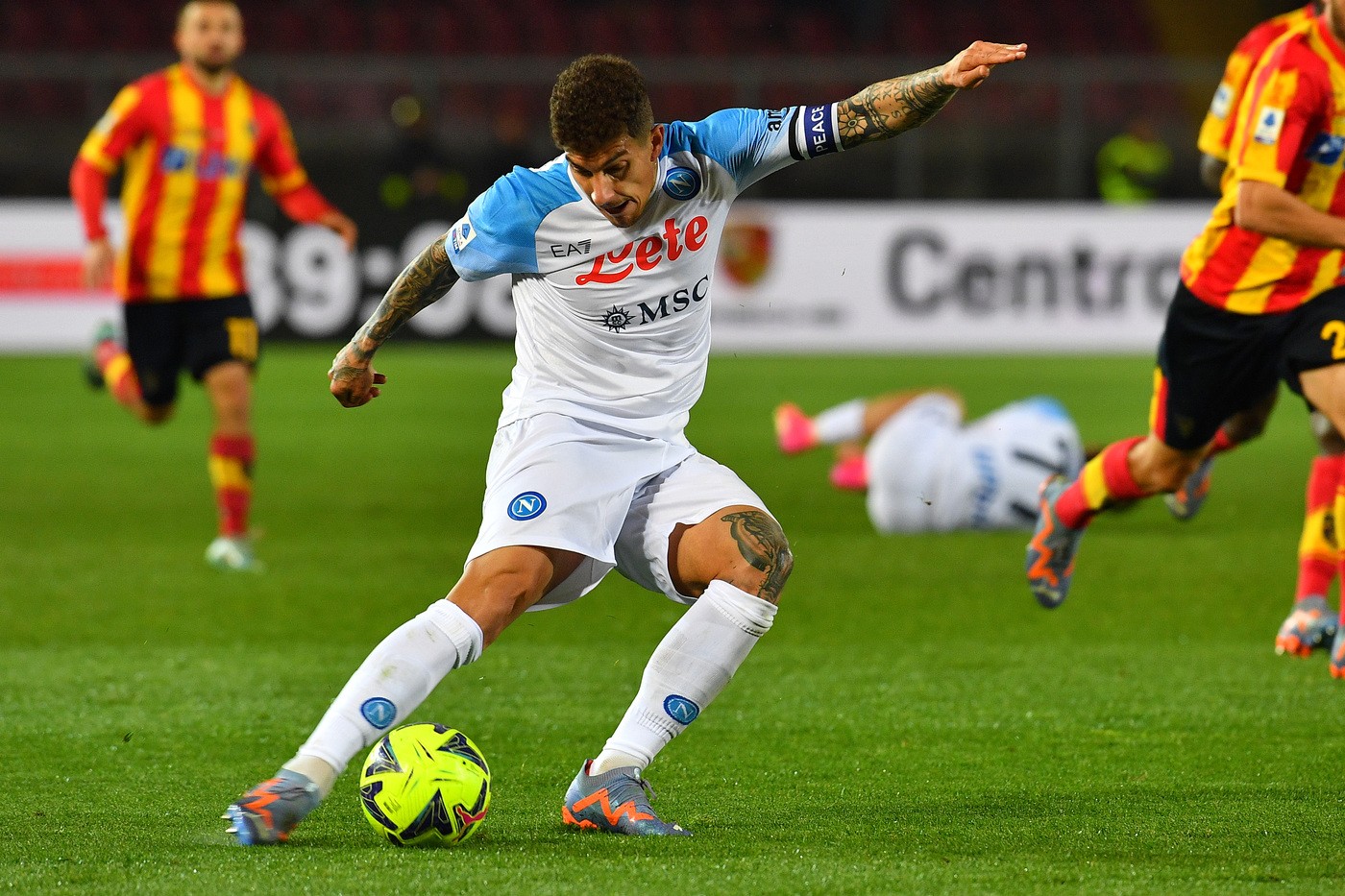 Giovanni Di Lorenzo, migliore del Napoli contro il Lecce