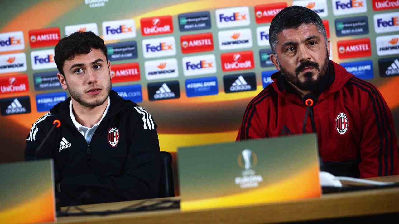 Davide Calabria Gennaro Gattuso