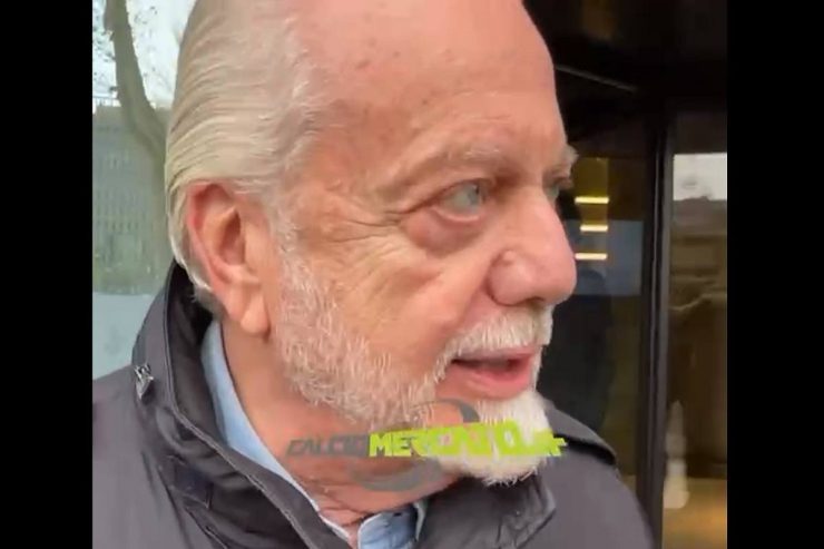 De Laurentiis è una furia sugli scontri