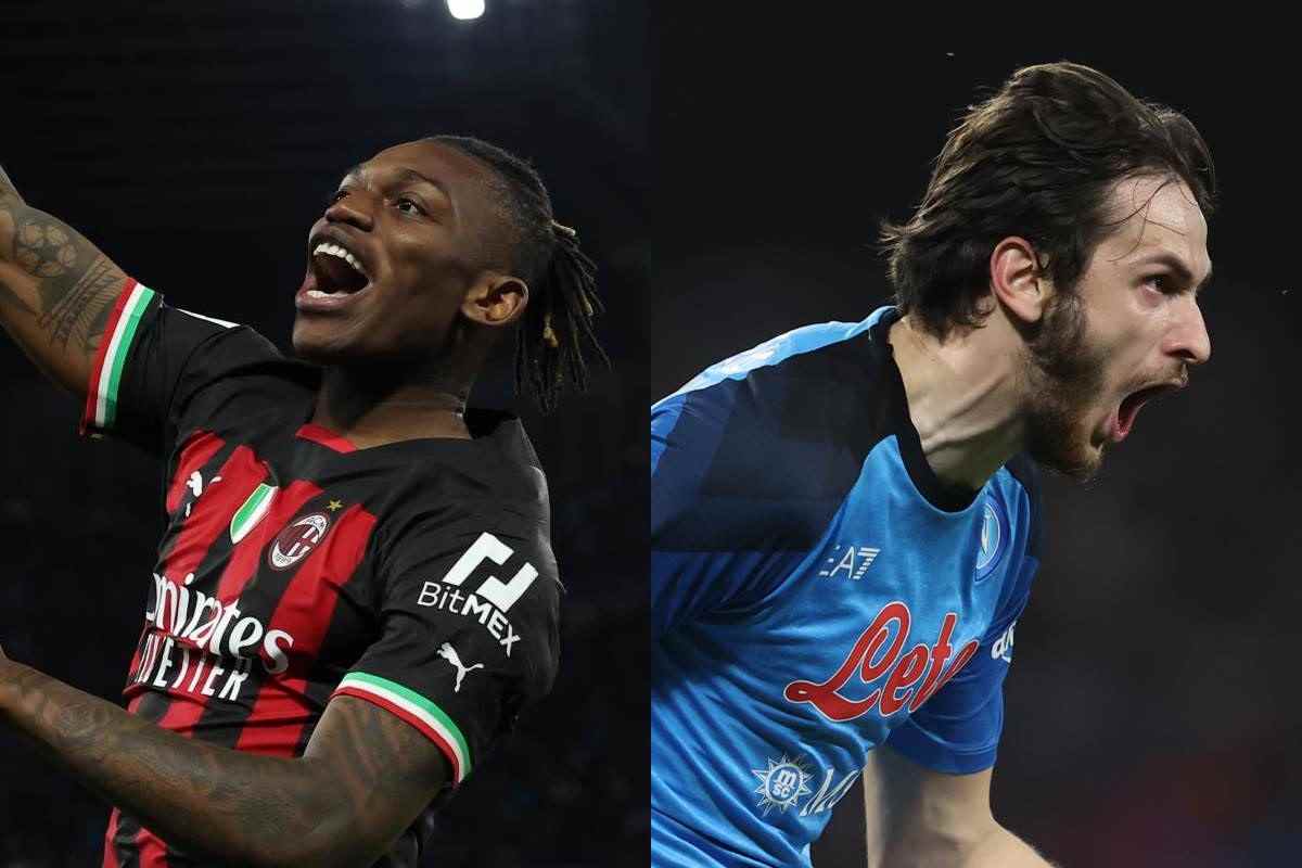 Milan-Napoli, Leao contro Kvara: formazioni e mercato